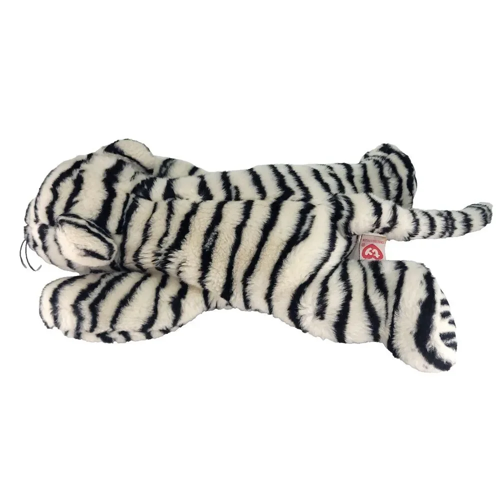 Beanie Buddies Tylon 2000 Blizzard Tiger Floppy Plush 13
